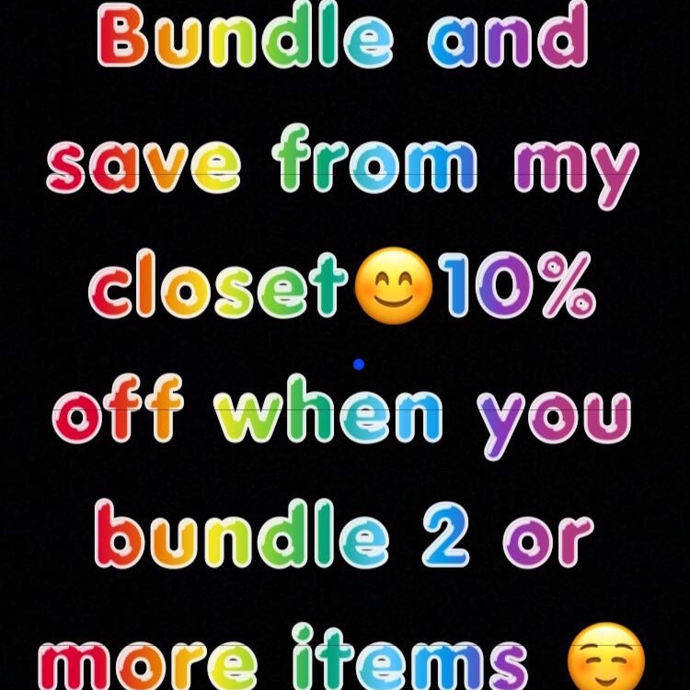 10% off 2 or more items from my closet !☺️